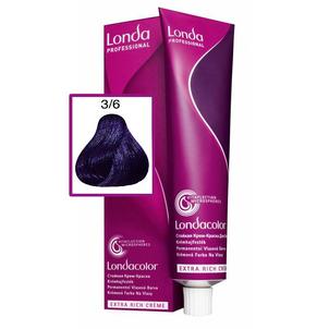 Стойкая крем-краска 3/6 темный шатен фиолетовый 60 мл