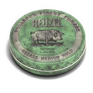 Reuzel зеленая помада на петролатумной основе средней фиксации Pig 113 гр