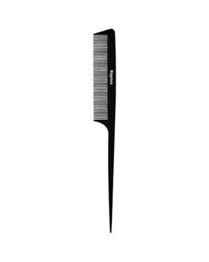 Расческа парикмахерская с пластиковым хвостиком «Carbon fiber» 22925 мм Kapous