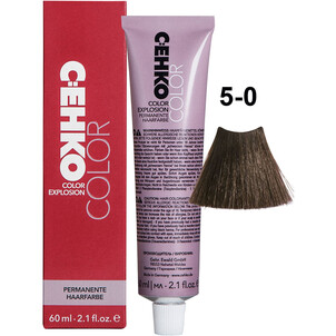 Крем-краска для волос C:EHKO 5/0 Светло-коричневый Color Explosion 60 мл