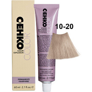 Крем-краска для волос C:EHKO 10/20 Ультра-светлый пепельный блондин Color Explosion 60 мл