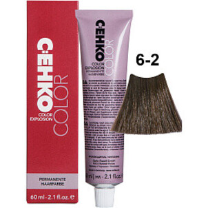 Крем-краска для волос C:EHKO 6/2 Темно-пепельный блондин Color Explosion 60 мл