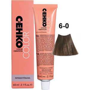 Крем тонирующий C:EHKO 6/0 Темный блондин Color Vibration 60 мл