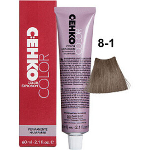 Крем-краска для волос C:EHKO 8/1 Темно-перламутровый блондин Color Explosion 60 мл