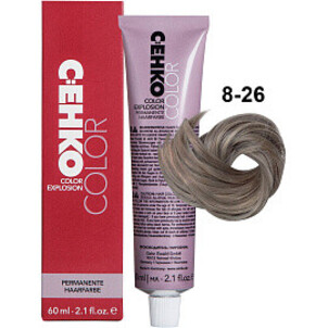 Крем-краска для волос C:EHKO 8/26 Светлый блондин серо-коричневый Color Explosion 60 мл